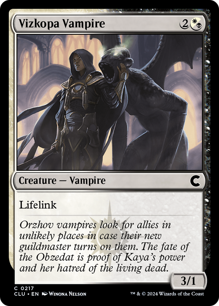 Vizkopa Vampire (CLU-217)  - Ravnica: Clue Edition
