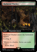Sheltered Thicket (Extended Art) (WHO-514)  Foil - Doctor Who: (Extended Art)