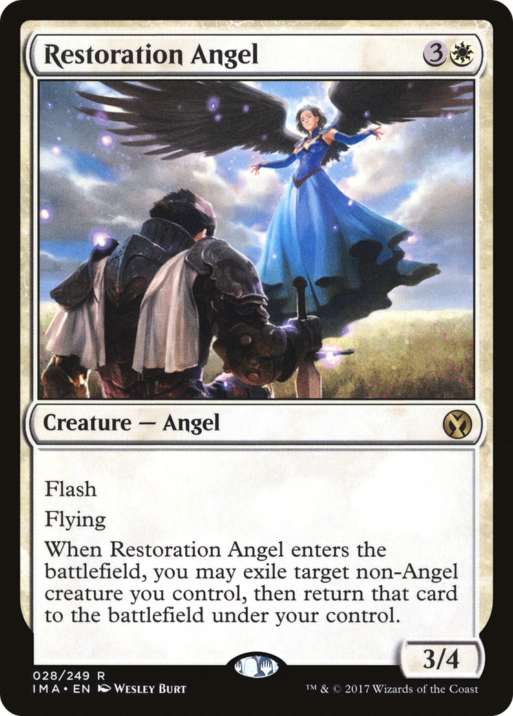 Restoration Angel (IMA-028)  Foil - Iconic Masters