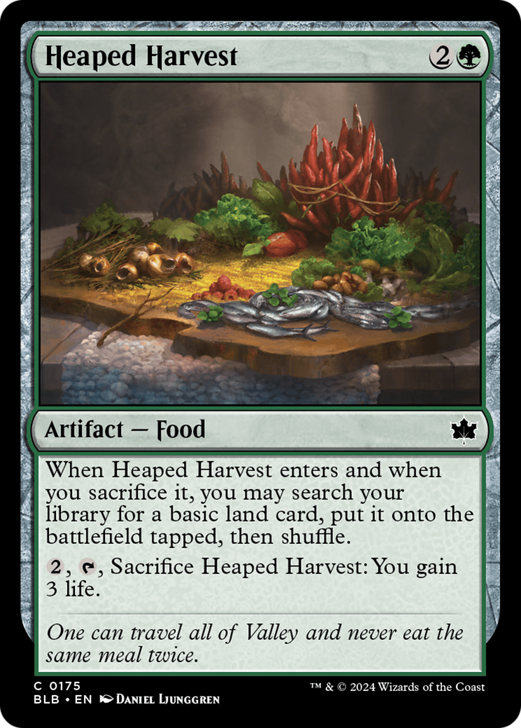 Heaped Harvest (BLB-175)  - Bloomburrow