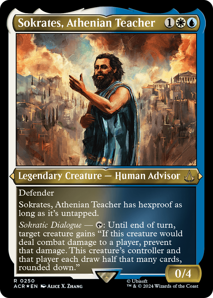 Sokrates, Athenian Teacher (ACR-250)  Etched Foil - Assassin's Creed