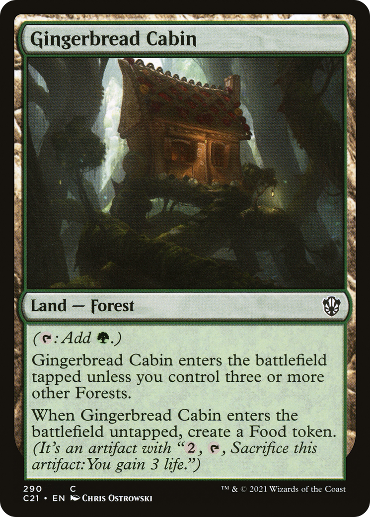 Gingerbread Cabin (C21-290)  - Commander 2021