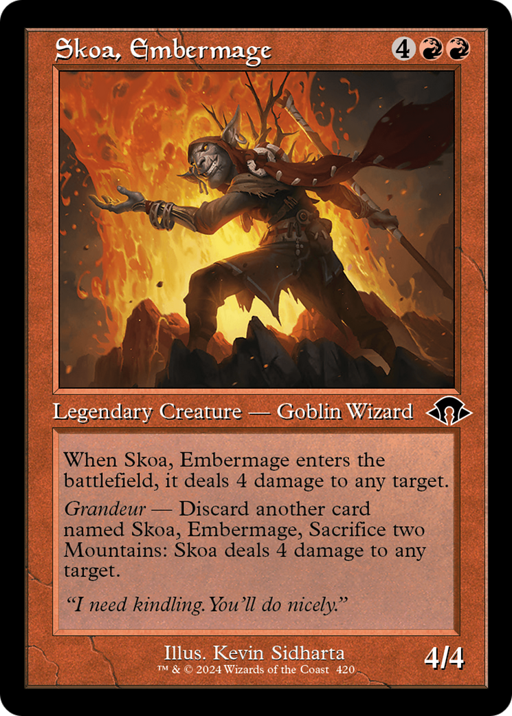 Skoa, Embermage (Retro Frame) (MH3-420)  - Modern Horizons 3
