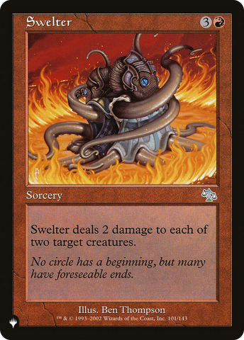 Swelter (LIST-JUD-101)  - The List