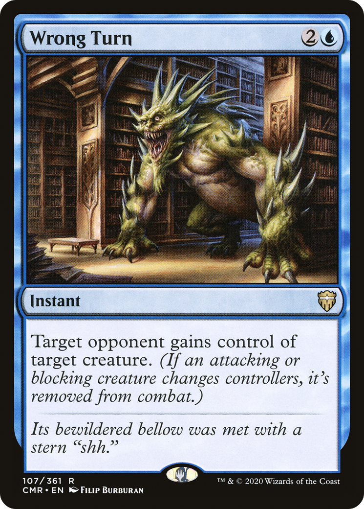Wrong Turn (CMR-107)  - Commander Legends