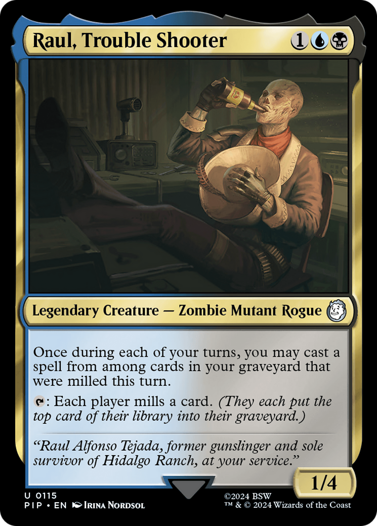 Raul, Trouble Shooter (PIP-115)  Foil - Fallout