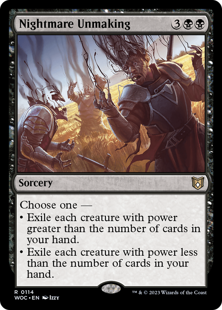 Nightmare Unmaking (WOC-114)  - Wilds of Eldraine Commander