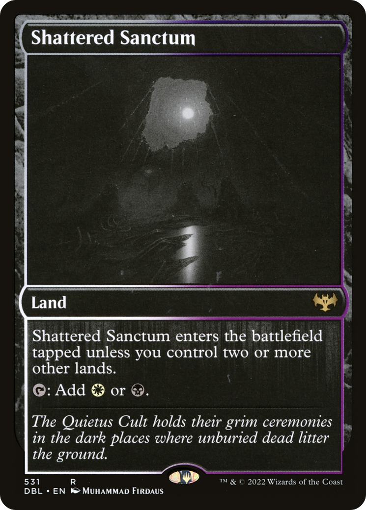 Shattered Sanctum (DBL-531)  Foil - Innistrad: Double Feature