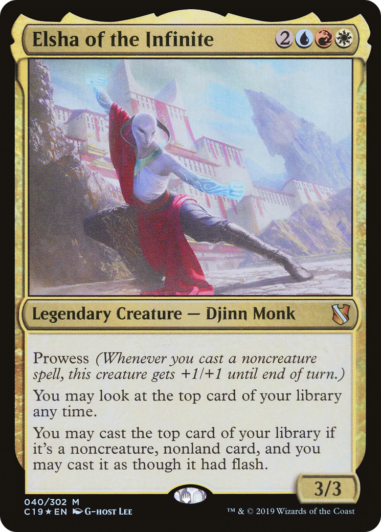 Elsha of the Infinite (C19-040)  Foil - Commander 2019