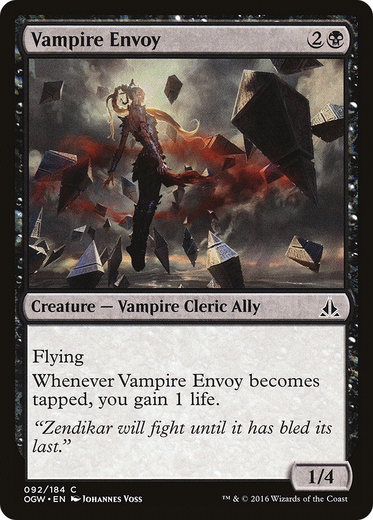 Vampire Envoy (OGW-092)  Foil - Oath of the Gatewatch