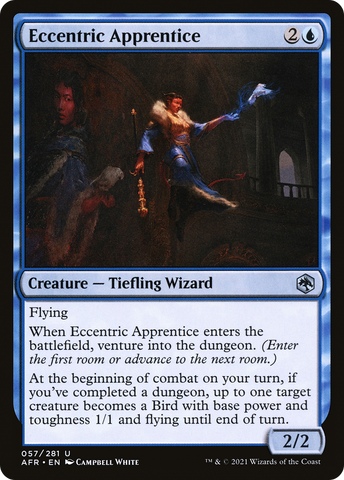 Eccentric Apprentice (AFR-057)  Foil - Adventures in the Forgotten Realms