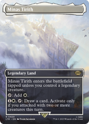 Minas Tirith (0420) (Borderless) (LTR-420)  Foil - The Lord of the Rings: Tales of Middle-earth