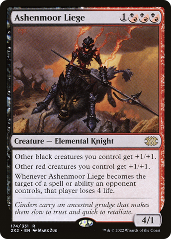 Ashenmoor Liege (2X2-174)  Foil - Double Masters 2022