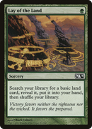 Lay of the Land (M14-183)  Foil - Magic 2014