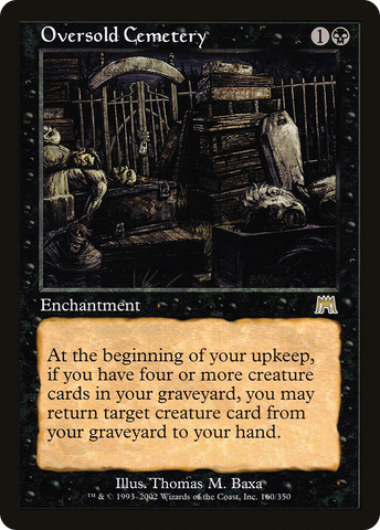 Oversold Cemetery (ONS-160)  Foil - Onslaught