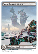Snow-Covered Wastes (White Border) (MB2-121)  - Mystery Booster 2: (snow)