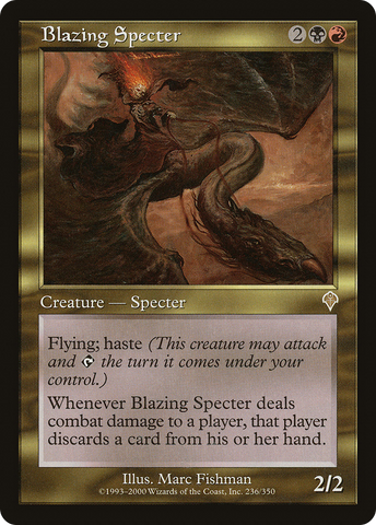 Blazing Specter (INV-236)  Foil - Invasion