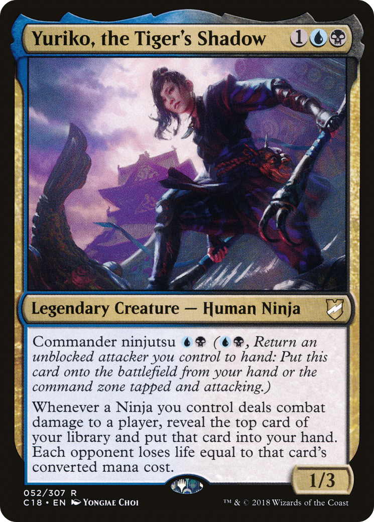 Yuriko, the Tiger's Shadow (C18-052)  - Commander 2018