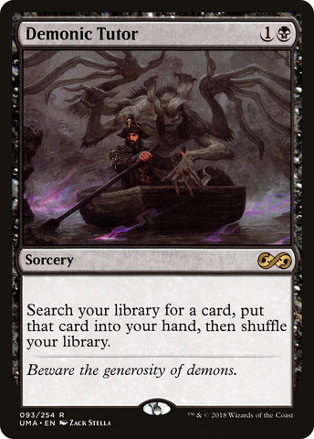 Demonic Tutor (UMA-093)  Foil - Ultimate Masters