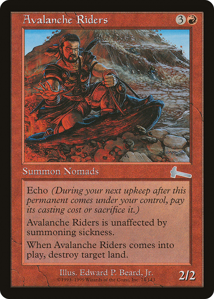 Avalanche Riders (ULG-074)  Foil - Urza's Legacy