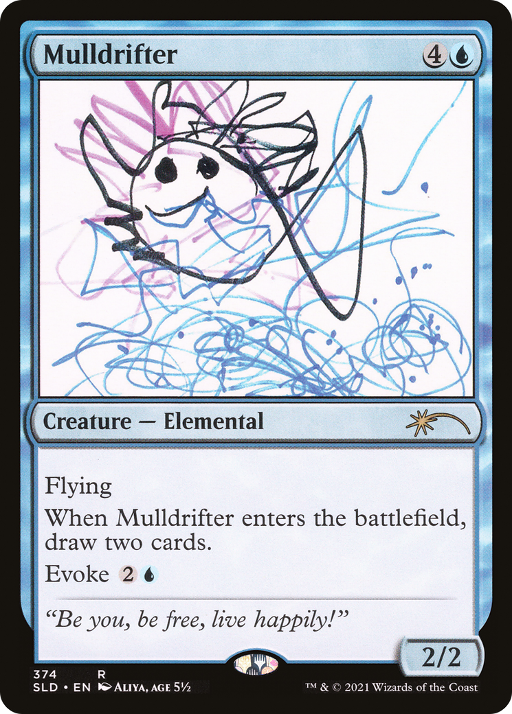 Mulldrifter (374) (SLD-374)  Foil - Secret Lair Drop