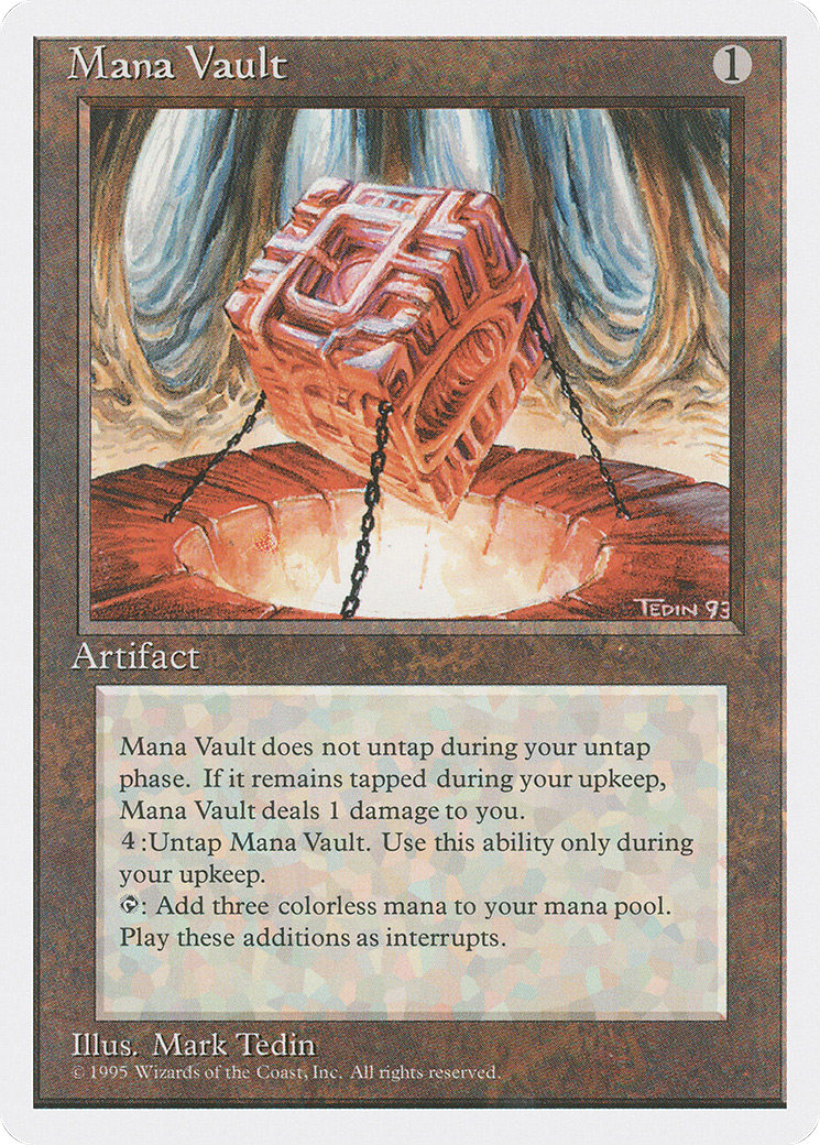 Mana Vault (4ED-352)  - Fourth Edition