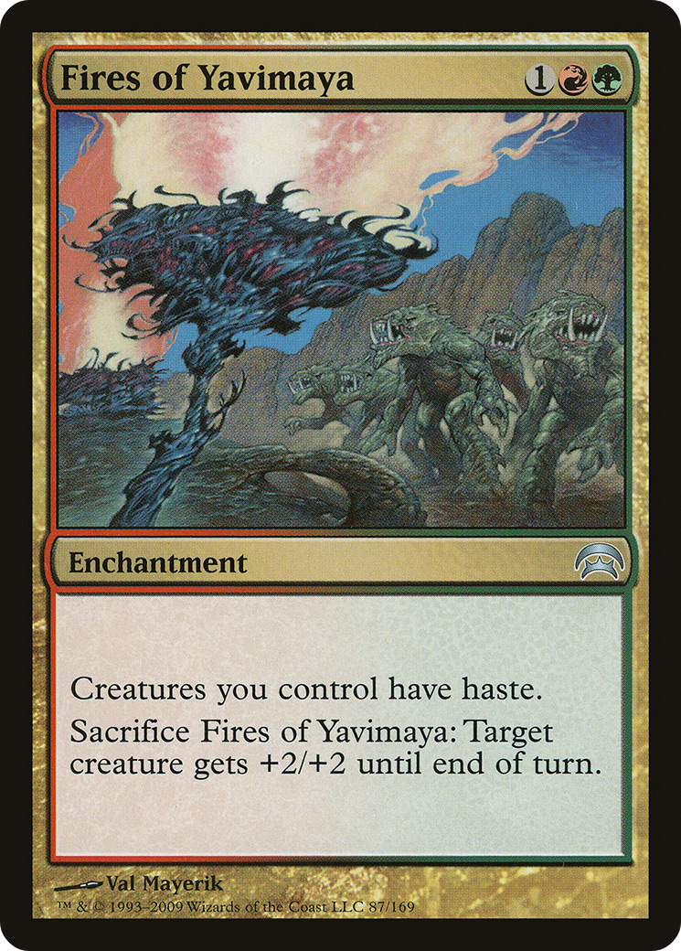 Fires of Yavimaya (HOP-087)  - Planechase