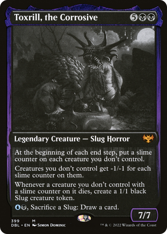 Toxrill, the Corrosive (DBL-399)  Foil - Innistrad: Double Feature