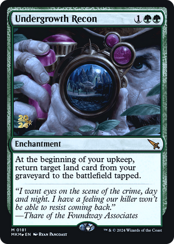 Undergrowth Recon (PRE-181)  Foil - Murders at Karlov Manor Promos