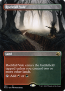 Rockfall Vale (Borderless) (MID-284)  Foil - Innistrad: Midnight Hunt