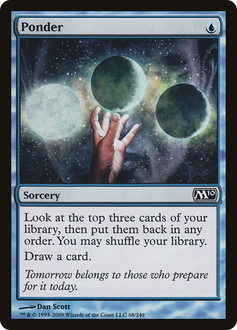 Ponder (M10-068)  Foil - Magic 2010