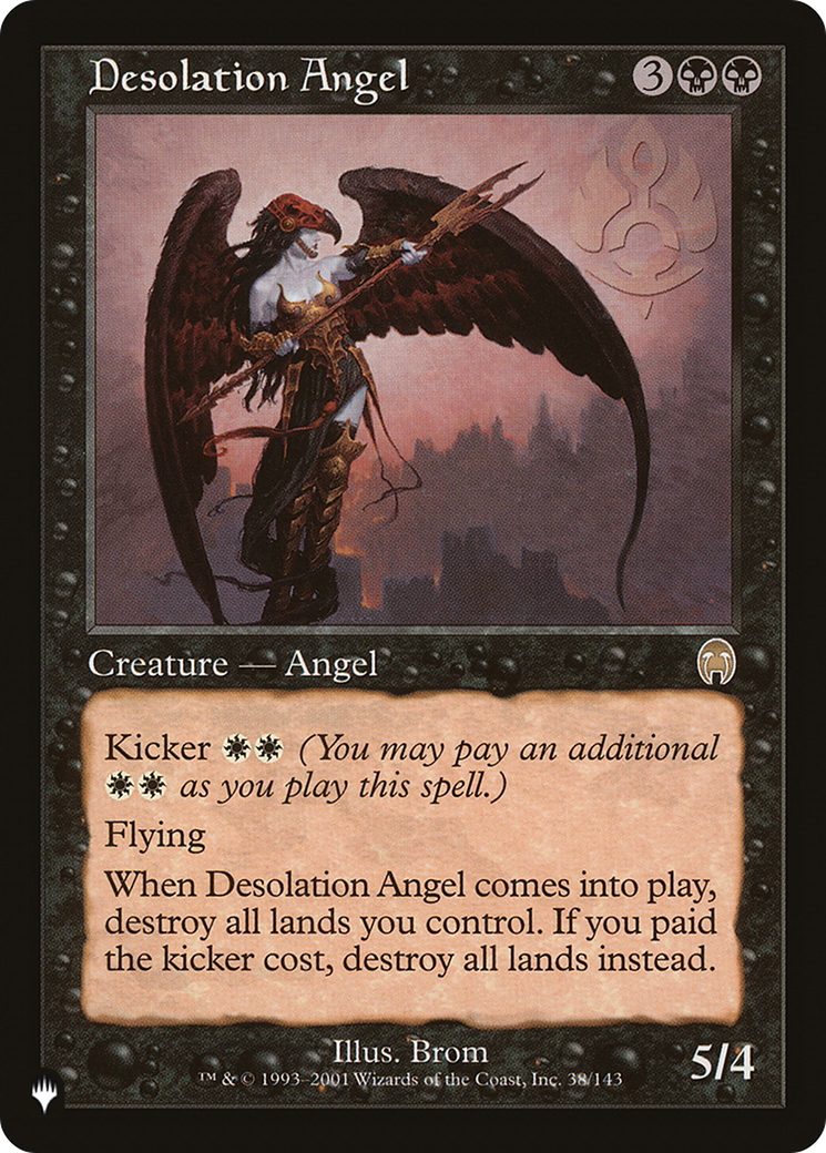 Desolation Angel (LIST-38/143)  - The List