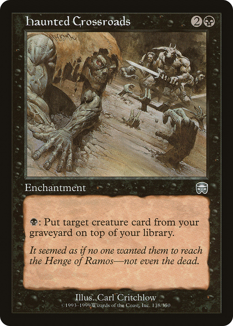 Haunted Crossroads (MMQ-138)  Foil - Mercadian Masques