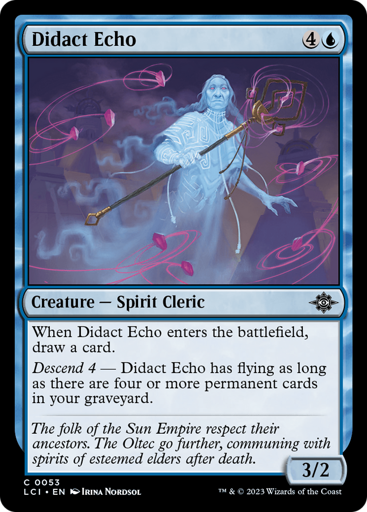 Didact Echo (LCI-053)  Foil - The Lost Caverns of Ixalan