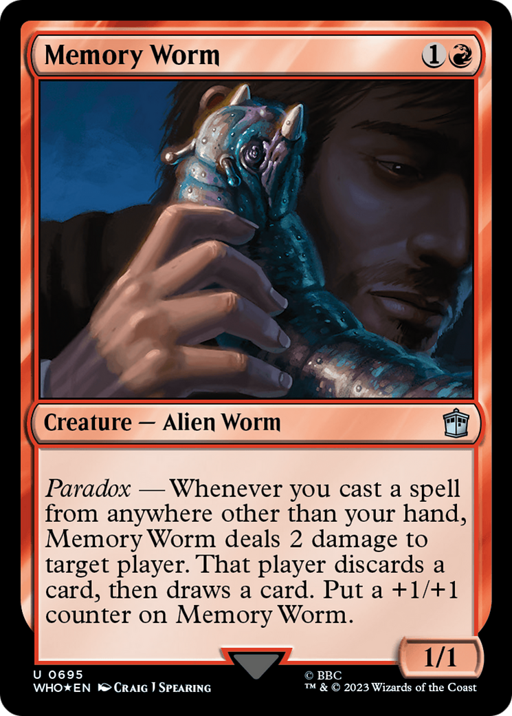 Memory Worm (Surge Foil) (WHO-695)  Foil - Doctor Who