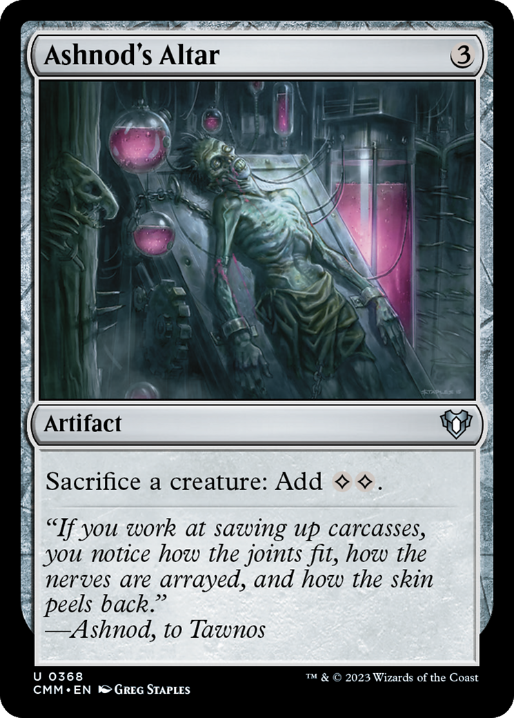 Ashnod's Altar (CMM-368)  - Commander Masters