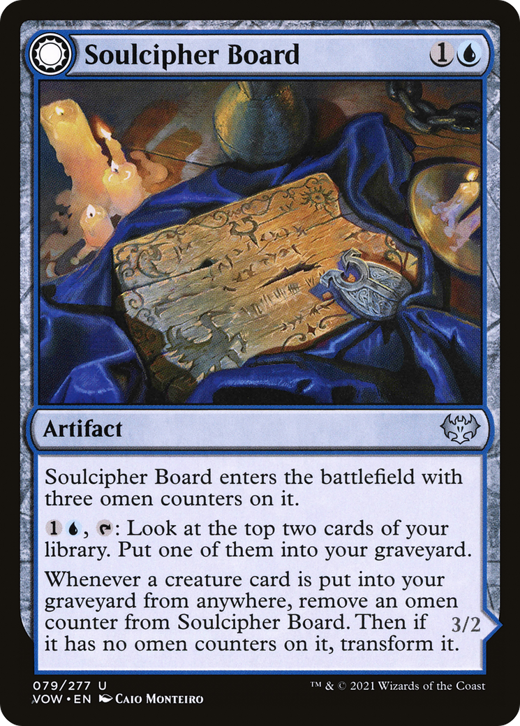 Soulcipher Board (VOW-079)  Foil - Innistrad: Crimson Vow: (Double Faced Transform)