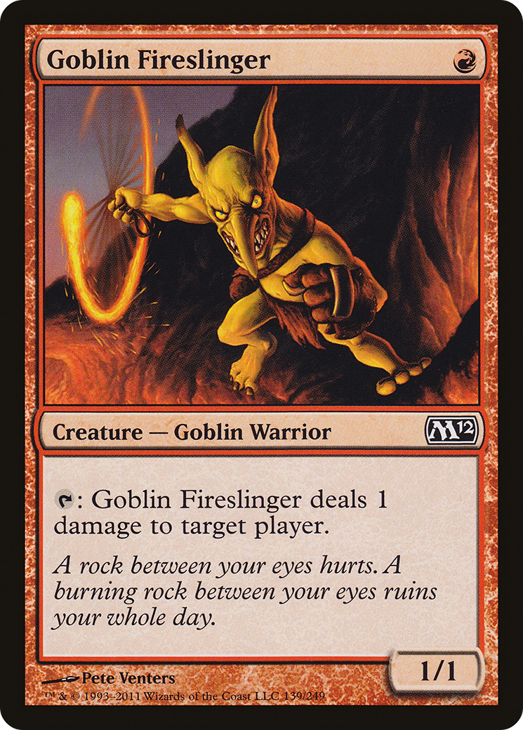 Goblin Fireslinger (M12-139)  Foil - Magic 2012