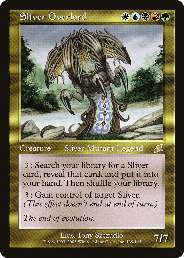 Sliver Overlord (SCG-139)  - Scourge