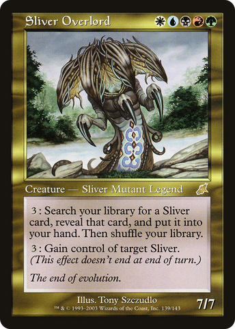 Sliver Overlord (SCG-139)  Foil - Scourge
