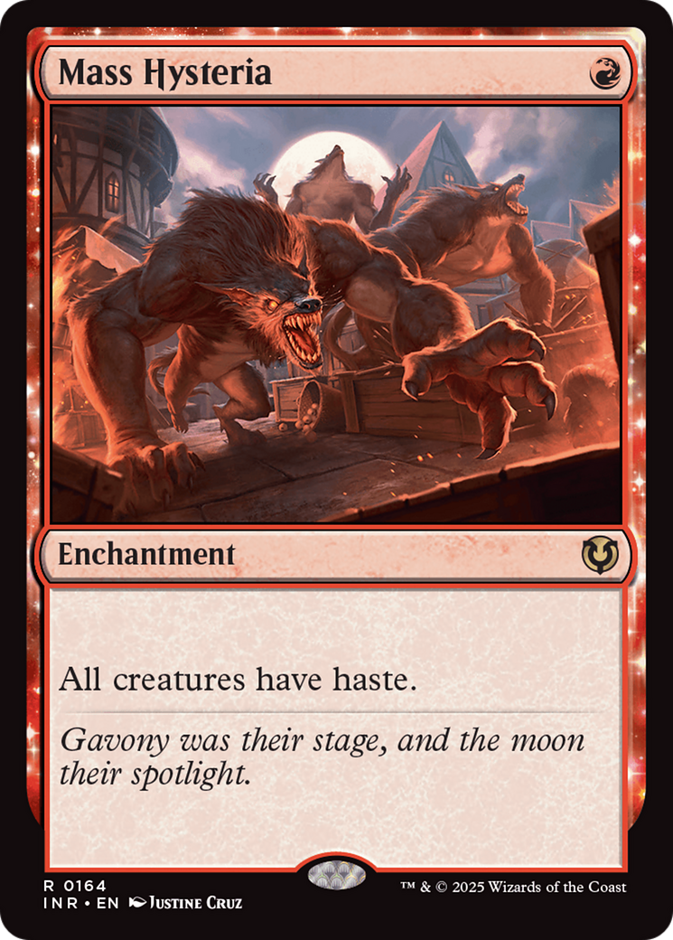 Mass Hysteria (INR-164)  - Innistrad Remastered: (enchantment)