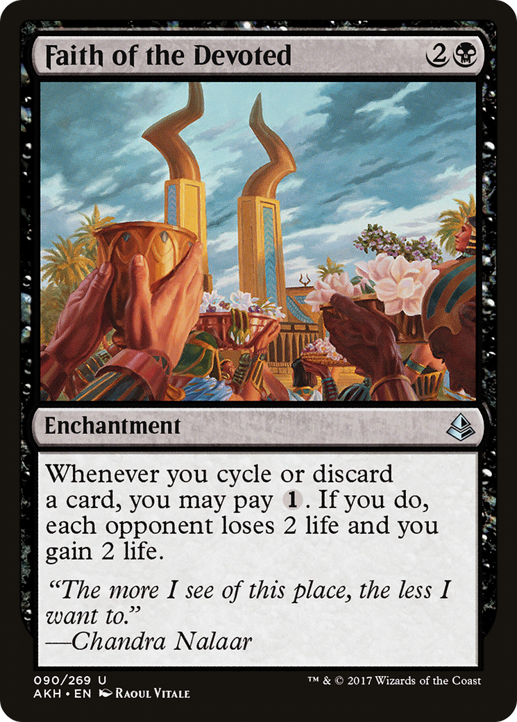 Faith of the Devoted (AKH-090)  Foil - Amonkhet