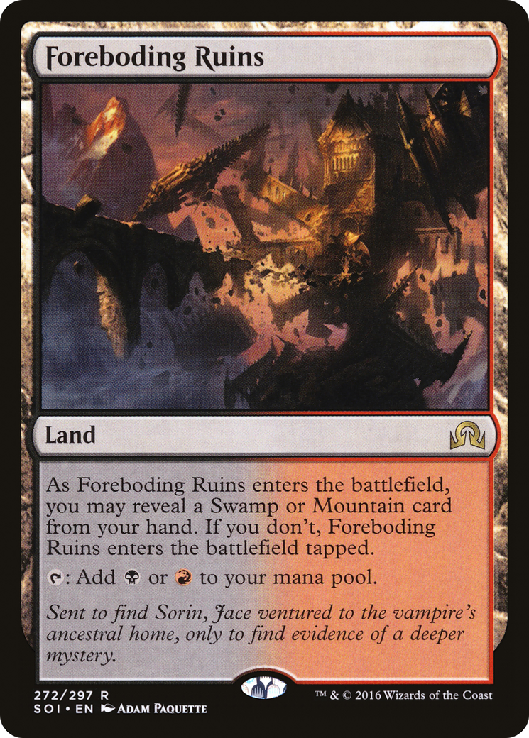 Foreboding Ruins (SOI-272)  - Shadows over Innistrad