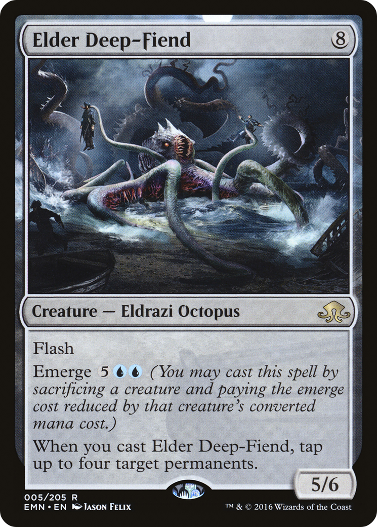 Elder Deep-Fiend (EMN-005)  Foil - Eldritch Moon