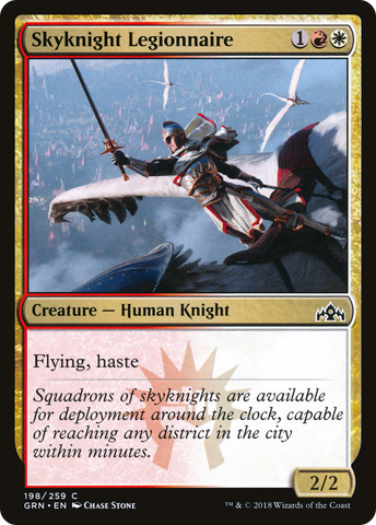 Skyknight Legionnaire (GRN-198)  Foil - Guilds of Ravnica