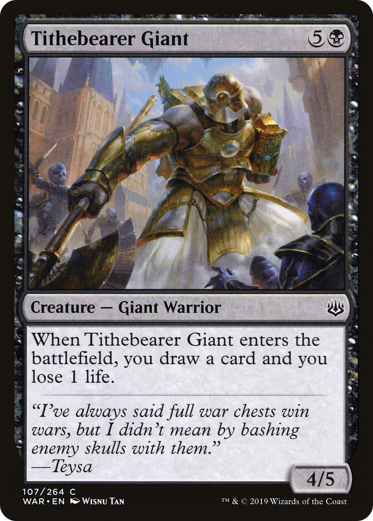 Tithebearer Giant (WAR-107)  Foil - War of the Spark