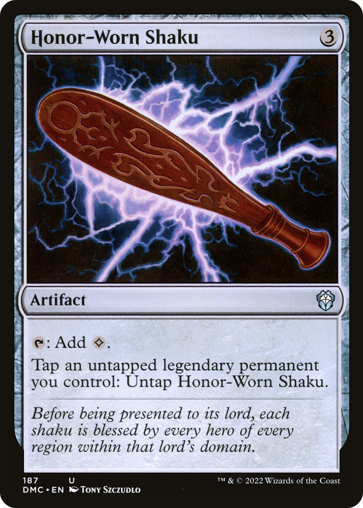 Honor-Worn Shaku (DMC-187)  - Dominaria United Commander