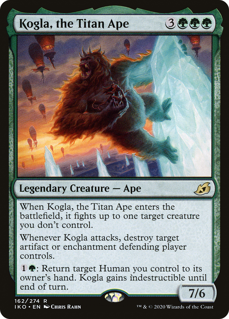 Kogla, the Titan Ape (IKO-162)  Foil - Ikoria: Lair of Behemoths