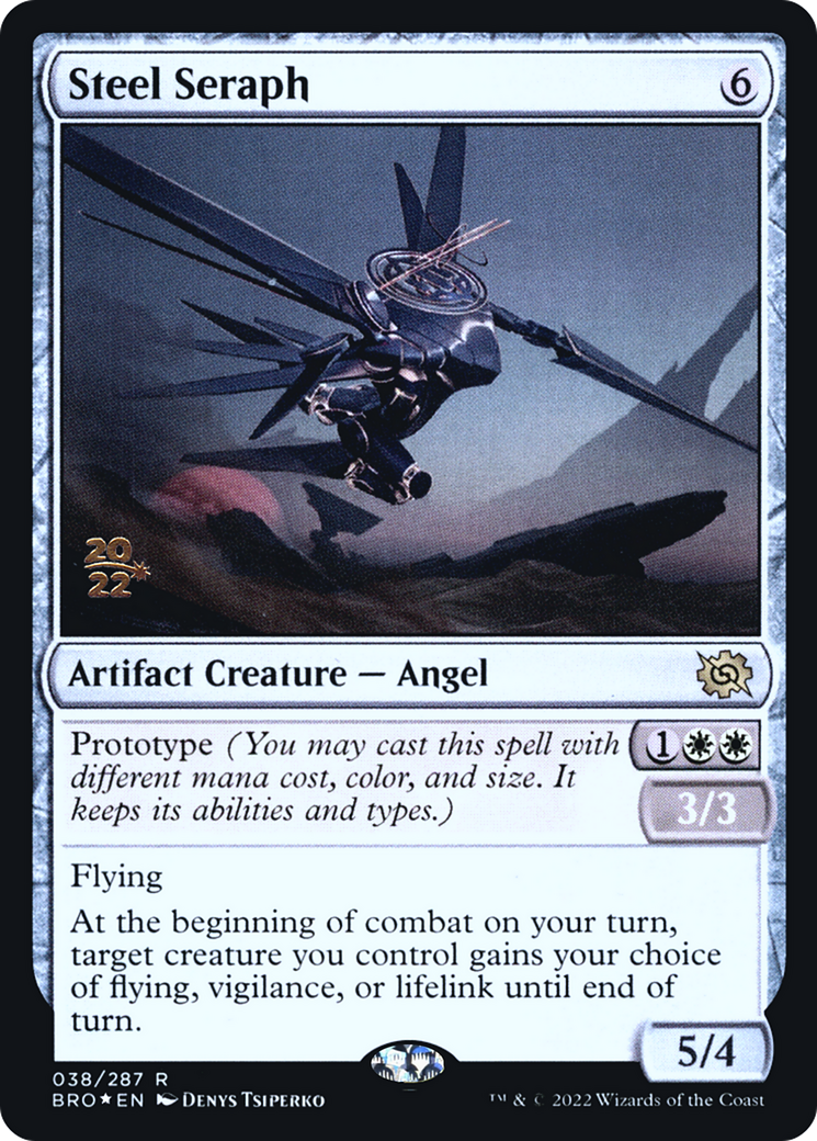 Steel Seraph (PRE-038)  Foil - The Brothers' War Promos