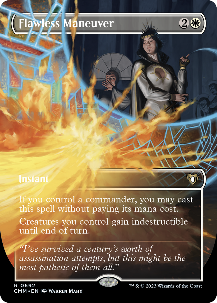 Flawless Maneuver (Borderless) (CMM-692)  - Commander Masters
